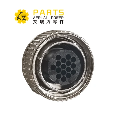 Haulotte 2440603870 METALLIC FEMALE CONNECTOR OF 16 PINS FOR HOSE