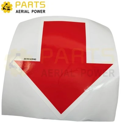 Decal, Săgeată Roșie 3078143940 Pentru HAULOTTE